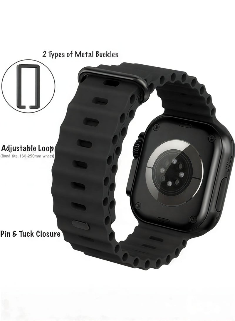 ساعة T800 فائقة الذكاء بشاشة لمس عالية الدقة، مزودة بميزة تتبع اللياقة البدنية ومراقبة معدل ضربات القلب ومستوى تشبع الأكسجين في الدم. - Image 2